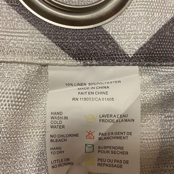 Set of 2 Beachcrest Home Grommet Curtain Panels - Picture 4 of 6